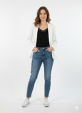 Blazer Blanco 4XL — Elegancia Impecable
