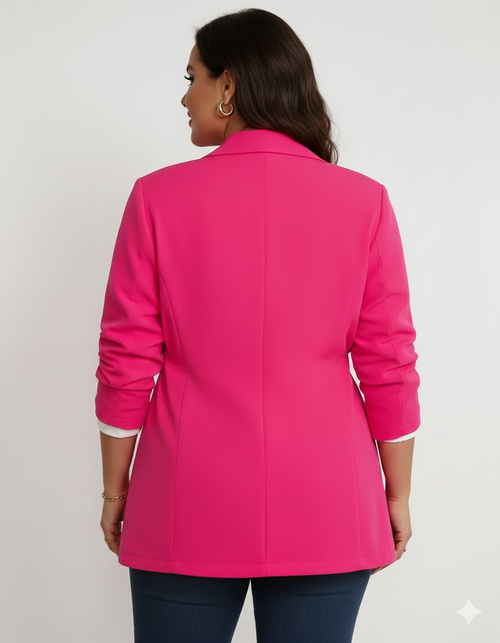 Blazer Fucsia - Talla grande