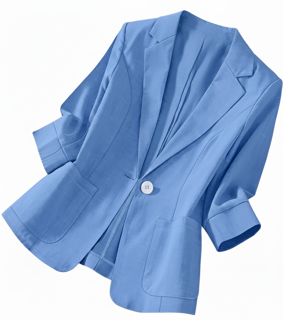 Blazer Símil Vaquero 3XL–4XL — El Casual que Te Hace Brillar