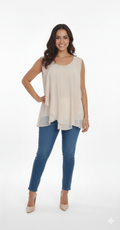 Blusa Beige - Talla Grande