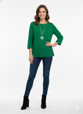 Blusa de Punto Plisado Verde Esperanza — Sofisticada, Cómoda y Llena de Energía
