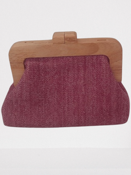 Bolso monedero Malva