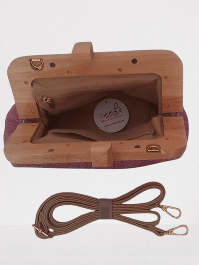 Bolso monedero Malva