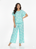 Conjunto Blusa + Pantalón - Aguamarina