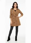 Gabardina color camel