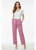 Pantalón Fluido Estampado Buganvilla - Elegante y Favorecedor