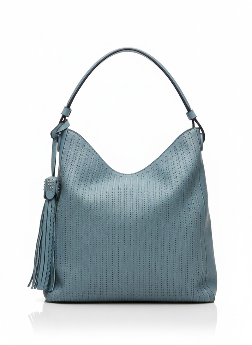 Bolso azul grisáceo