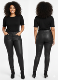 Pantalón negro polipiel