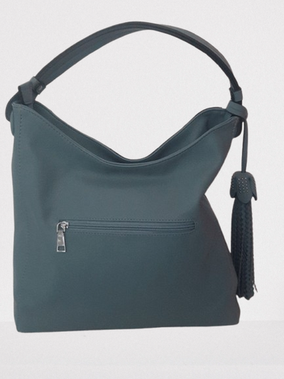 Bolso azul grisáceo