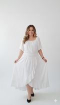 Vestido Largo Blanco – Talla Grande