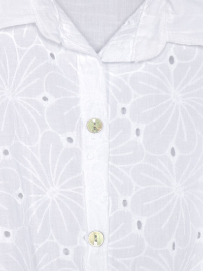 Camisa calada nudo - BLANCA