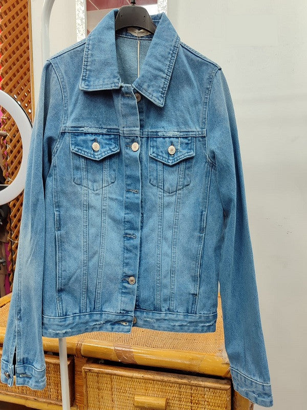 Chaqueta vaquera básica de mujer
