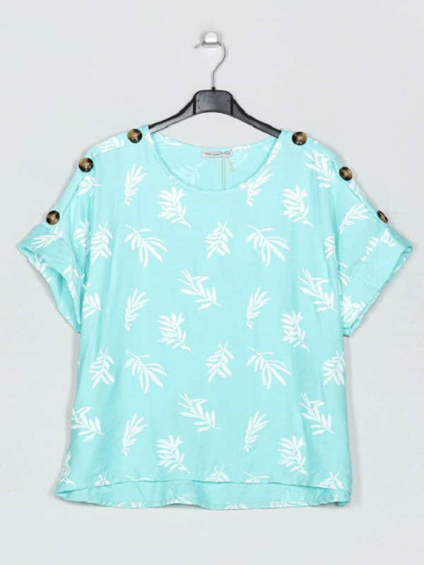 Conjunto Blusa + Pantalón - Aguamarina