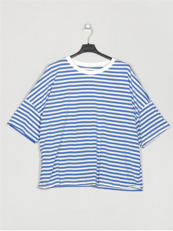 Conjunto deportivo de rayas marinas - Talla Grande