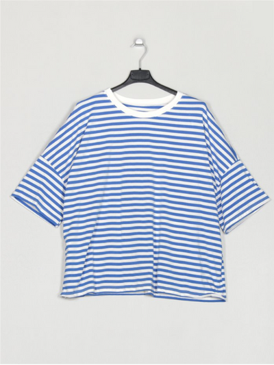 Conjunto deportivo de rayas marinas - Talla Grande