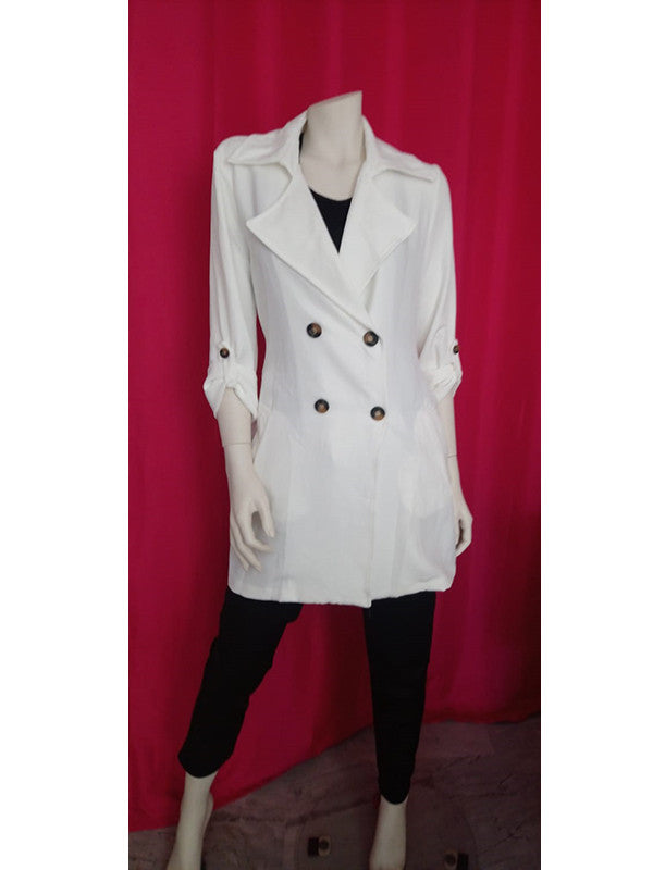 Gabardina color blancio