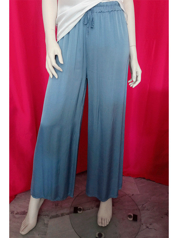 Pantalón fluido Azul
