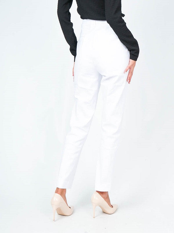 Pantalón Traje Básico Blanco