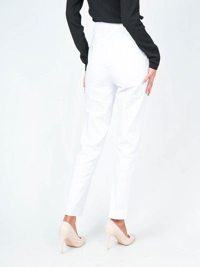 Pantalón Traje Básico Blanco